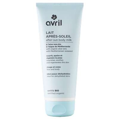 Lait apr&egrave;s-soleil certifi&eacute; BIO, Avril (200 ml)