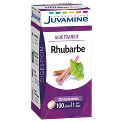 JUVAMINE Rhubarbe aide-transit,  ( x 100 ) 
