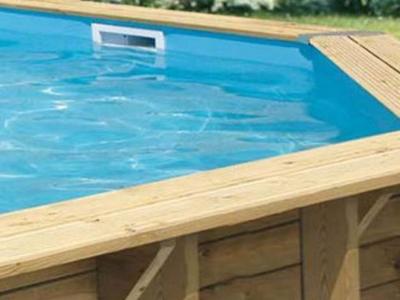 LAGON  Liner piscine bois Maldives &reg; ubbink 335 x 485 x 120 cm
