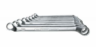 GEDORE  6030580 Jeu de cl&eacute;s &agrave; &oelig;il doubles 8 pi&egrave;ces 6 - 22 mm DIN 838