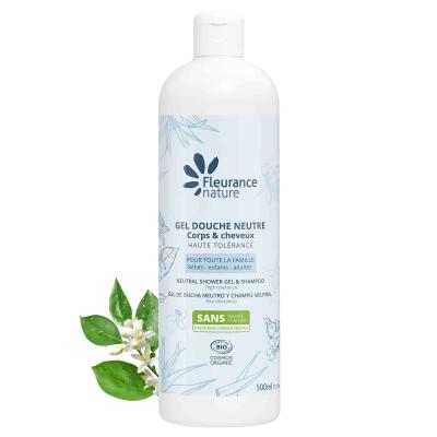 FLEURANCE NATURE Gel de douche Neutre Bio 500 ml 