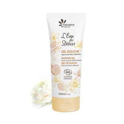FLEURANCE NATURE Gel douche Eau des d&eacute;lices Agrumes et fleurs blanches 200ml 