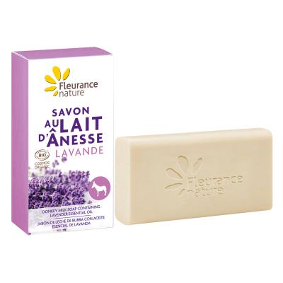 FLEURANCE NATURE Savon Lait d'Anesse Lavande 100g 