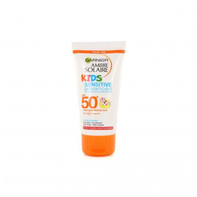 GARNIER  Ambre Solaire Kids Spf50 + Cr&egrave;me Solaire Visage Et Corps 50 Ml