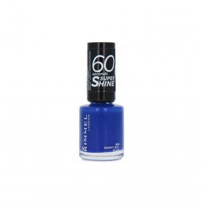 RIMMEL LONDON  60 Seconds Super Shine Nail Lacquer 828 Danny Boy Blue
