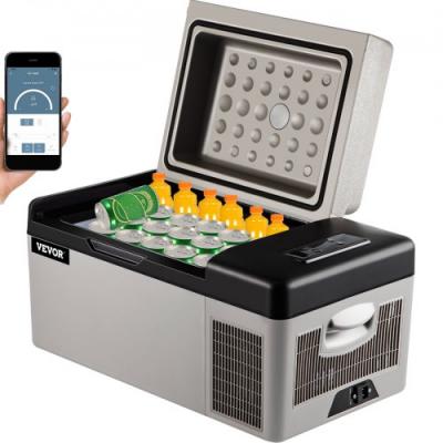 VEVOR R&eacute;frig&eacute;rateur de voiture 20 L -  - Glaci&egrave;re &eacute;lectrique portable panneau num&eacute;rique
