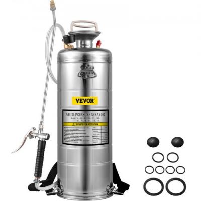 VEVOR  - Pulv&eacute;risateur en Acier Inoxydable Pulv&eacute;risateur Portatif Capacit&eacute; 12 l