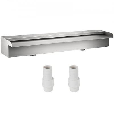 VEVOR Fontaine Cascade pour Piscine en Acier Inoxydable  60cm avec Connecteurs - PQSB-8827
