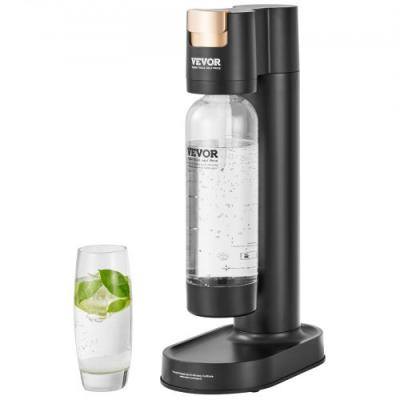 VEVOR  Machine &agrave; eau gazeuse, machine &agrave; eau p&eacute;tillante et soda pour gaz&eacute;ification domestique avec bouteille PET de 1 L sans BPA, compatible avec le cylindre de CO2 60 L