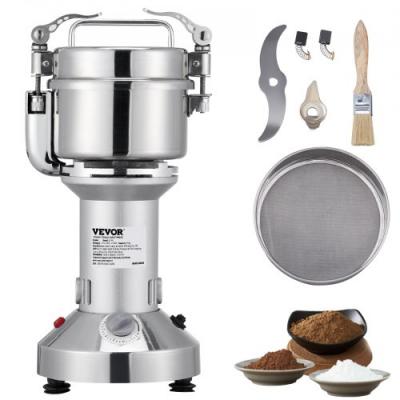 VEVOR Moulin &agrave; Grains Commercial Broyeur d'&eacute;pices de Grains 300g pour C&eacute;r&eacute;ales Caf&eacute; 