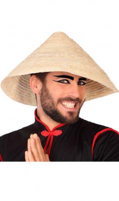 ANGEL TOMAS, SA ATOSA Chapeau de paille oriental - Beige