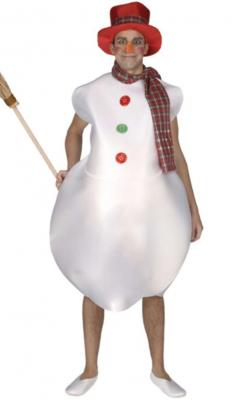 EL REY DEL CARNAVAL, SL D&eacute;guisement De Bonhomme De Neige Pour Homme