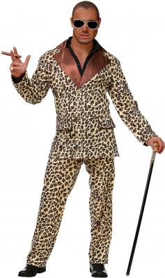 WIDMANN D&eacute;guisement Entremetteur Costume Jaguar Homme - L - Marron - 85853