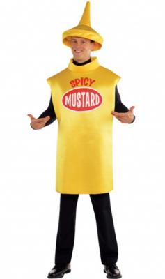 LIRAGRAM ESPANA, S.L.L. AMSCAN Costume Humour Bouteille de Moutarde - Taille unique