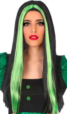 BIGBUY Perruque halloween adultes femmes - vert atosa 39819