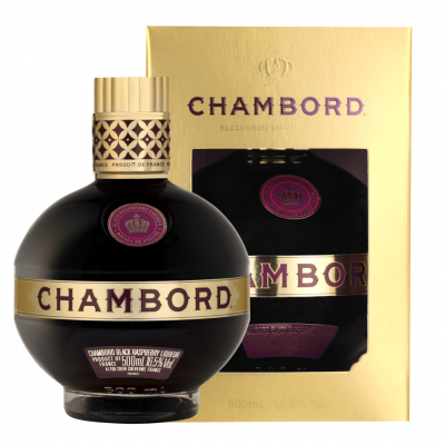 CHAMBORD  Liqueur Royale de France 50cl Liqueur + Coffret cadeau 