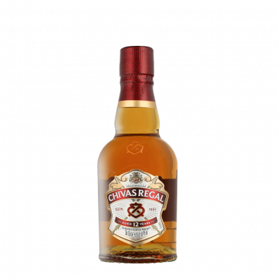 CHIVAS REGAL  12 Years Old Blended Scotch Whisky 40% Vol. 0,35l en bo&icirc;te cadeau