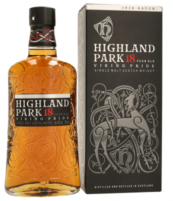 HIGHLAND PARK  18 Years Viking Pride 70cl Whisky + Coffret cadeau