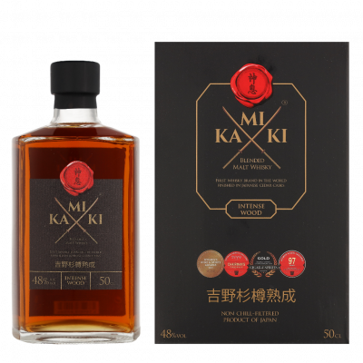 KAMIKI  Intense Wood 50cl Whisky + Coffret cadeau 