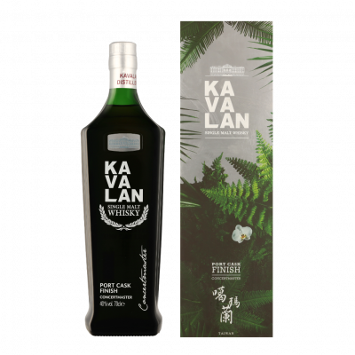 WHISKY KAVALAN Kavalan Concertmaster Port Cask Finish 70cl Whisky + Coffret cadeau 