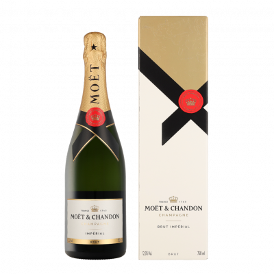 MOET & CHANDON  Brut Imperial 0.75 liter Vin + Coffret cadeau