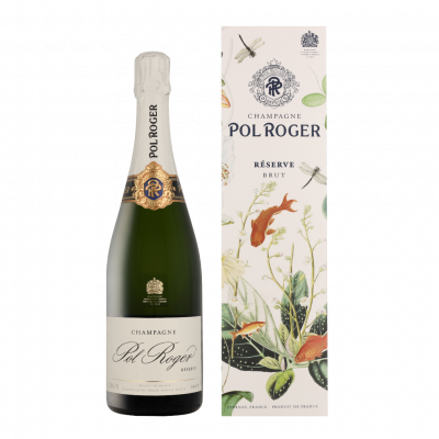 POL ROGER  Champagne R&eacute;serve Brut 12,5% Vol. 0,75l en bo&icirc;te cadeau
