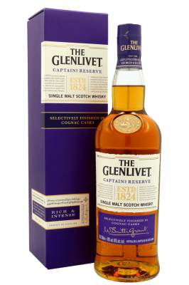 THE GLENLIVET  Captains Reserve 70cl Single Malt Whisky + Coffret cadeau 