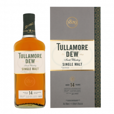 TULLAMORE DEW Whisky single malt 14 ans 41.3&deg;,  (70 cl)