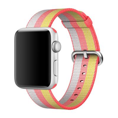 APPLE  Bracelet Nylon tiss&eacute;  Watch 38mm / 40mm / 41mm - Rouge 
