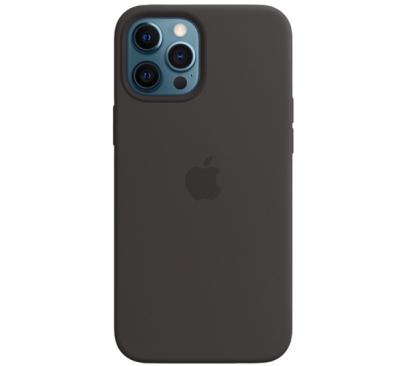 APPLE  Coque en silicone MagSafe iPhone 12 Pro Max - Black