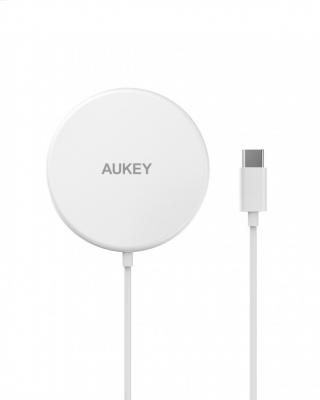 AUKEY  - Chargeur sans fil Aircore 15W - Blanc