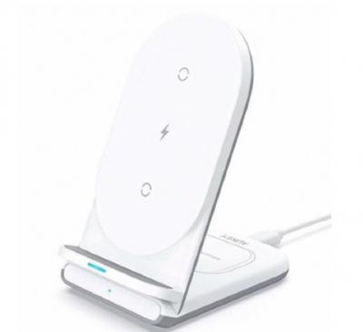 AUKEY  - Support et chargeur sans fil - Blanc