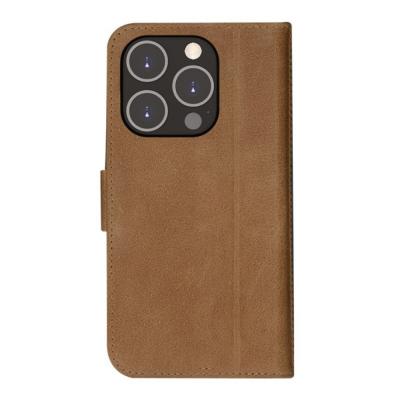 DBRAMANTE1928 Folio iPhone 14 Pro en Cuir Copenhagen Slim Tan  - Neuf