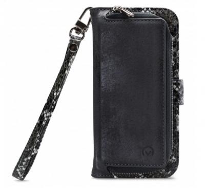 MOBILIZE  2en1 Gelly Wallet Zipper &Eacute;tui iPhone 11 Noir / L&eacute;zard