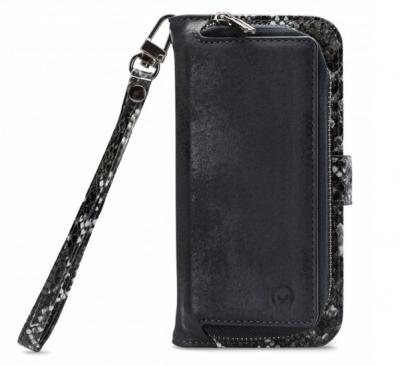 MOBILIZE  2en1 Gelly Wallet Zipper &Eacute;tui iPhone 11 Pro Noir / L&eacute;zard