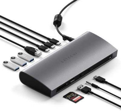 SATECHI  ST-UCT4DM station d'accueil Avec fil Thunderbolt 4 - Neuf