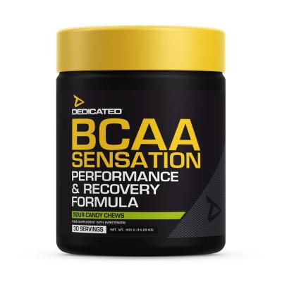 DEDICATED NUTRITION  BCAA Sensation Sour Candy Chews (345 g) 