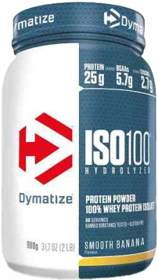 DYMATIZE  ISO 100 Hydrolized Smooth Banana (900 g) 