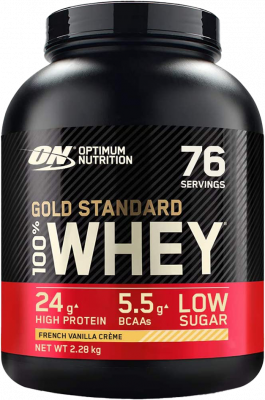 OPTIMUM NUTRITION Gold Standard 100% Whey French Vanilla Cream (2280 g) 