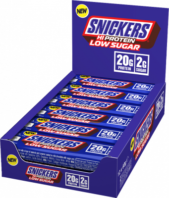 MARS PROTEIN Snickers HiProtein Low Sugar Bar Original (12 x 57 g) 
