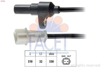 FACET Capteur dangle vilebrequin Made in Italy - OE Equivalent 9.0142 