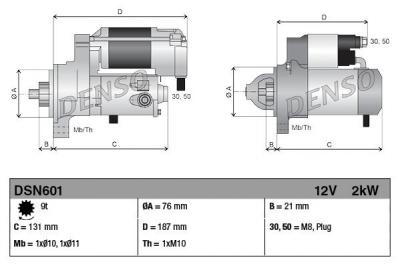 DENSO D&eacute;marreur DSN601  