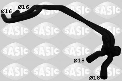 SASIC  Durite de radiateur pour RENAULT: Master & OPEL: Movano (Ref: 3404072)
