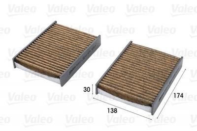 VALEO  701017 Filtre Charbon Actif et polyph&eacute;nol