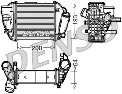 DENSO Intercooler radiateur de turbo  DIT02005 (X1)