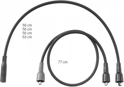 BERU Kit de c&acirc;bles dallumage ZEF762 