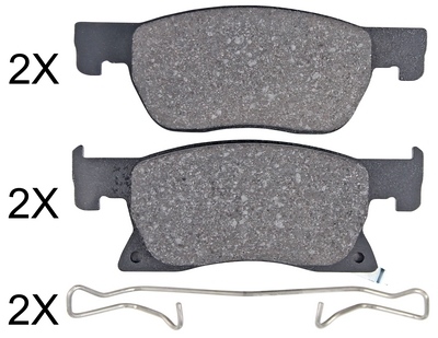 A.B.S. ALL BRAKE SYSTEMS BV. Jeu de 4 plaquettes de frein  35123
