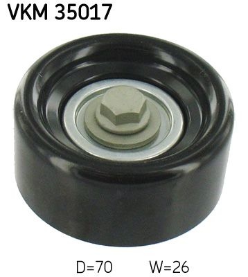 SKF Galet enrouleur de courroie d'accessoire  VKM 35017