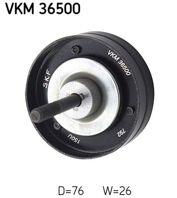 SKF Galet enrouleur de courroie d'accessoire  VKM 36500