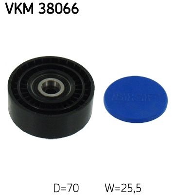 SKF Galet enrouleur de courroie d'accessoire  VKM 38066